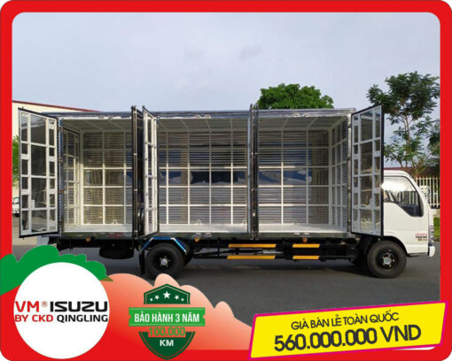 Xe tải Isuzu VM 1.8 tấn thùng chở Pallet (NK550SL4)