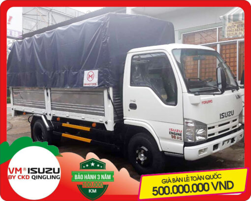 Xe tải Isuzu VM 3.4 tấn thùng mui bạt (NK650L4)